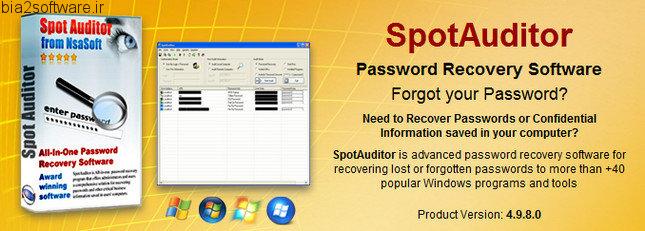 Nsasoft SpotAuditor 5.0.8 بازیابی رمز عبور (پسورد)