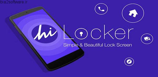 Hi Locker Your Lock Screen Preimium v1.9.4 سفارشی کردن صفحه قفل ( لاک اسکرین ) اندروید