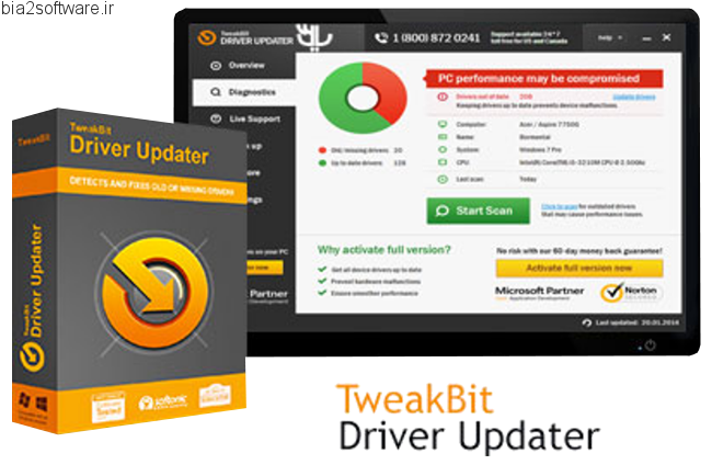 TweakBit Driver Updater 1.7.2.2 به روز رسانی درایورها