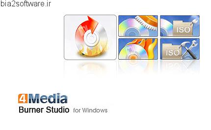 4Media Burner Studio v1.0.62.0205 رایت اطلاعات بروی CD و DVD