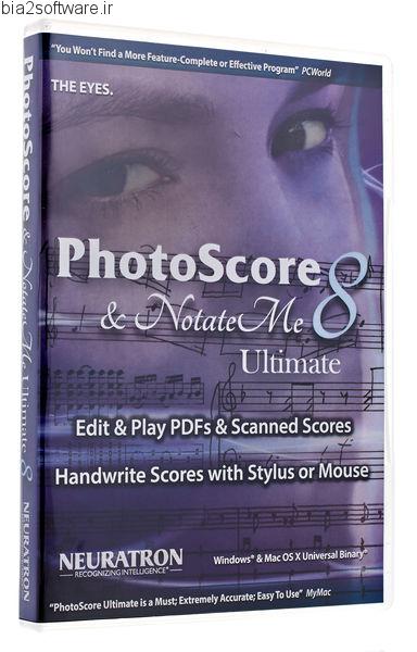 Neuratron PhotoScore Ultimate 8.0.4 اسکن نت های دست نویس