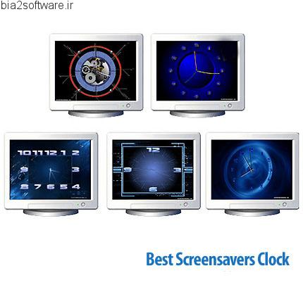 Best Screensavers Clock اسکرین سیور ساعت