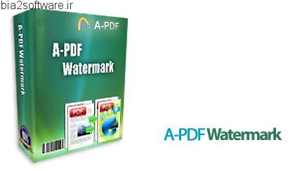 A-PDF Watermark v3.7.1 اضافه کردن Watermark به اسناد پی دی اف
