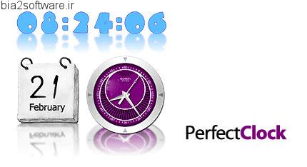 PerfectClock Standard Edition v4.5.2 نمایش ساعت های زیبا بر روی دسکتاپ