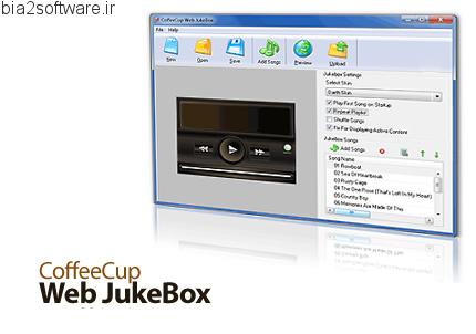CoffeeCup Web JukeBox v4.6 Build 1 ساخت Player های تحت وب