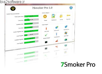7Smoker Pro v1.0 افزایش سرعت ویندوز هفت