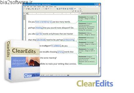 ClearEdits v3.1 ویراستاری متون انگلیسی و تمرین مهارت Writing