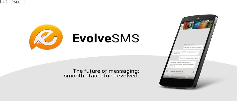 مدیریت اس ام اس EvolveSMS Full 5.0.7 و پیام رسانی اندروید