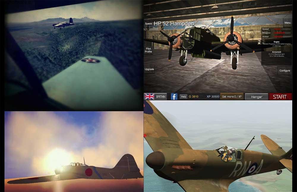 WW2: Wings Of Duty 3.2.1 بازی هواپیمایی جنگ جهانی 2 اندروید با دیتا