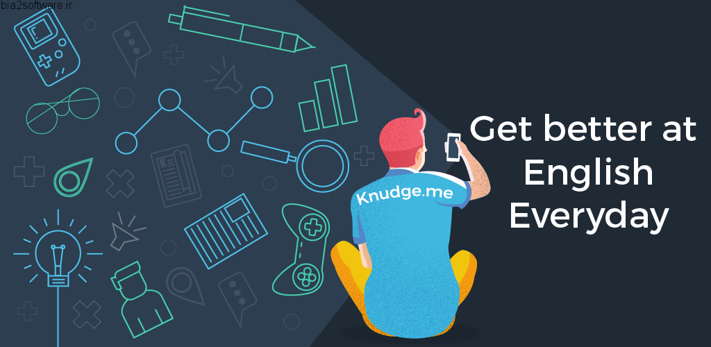 Knudge.me: Improve English: Word Games v2.18.0 Premium اپلیکیشن یادگیری و تقویت زبان انگلیسی اندروید