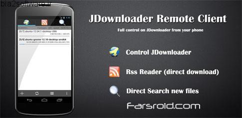 مدیریت دانلود قدرتمند اندروید JDownloaderRc Pro 1.5.3