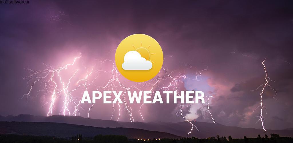 Apex Weather Pro 16.6.0.47180-47190 هواشناس دقیق و هوشمند “اپکس ودر” اندروید!