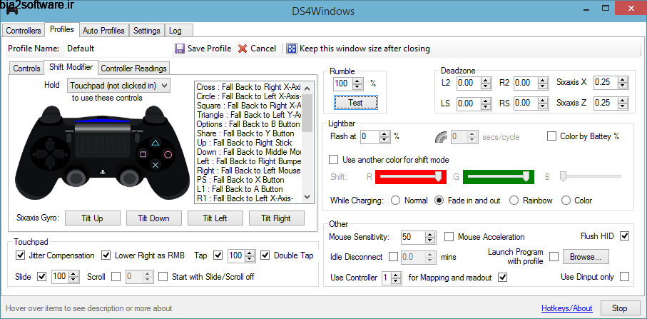 DS4Windows 2.0.4 استفاده از دسته پلی استیشن 4 برای بازی‌های کامپیوتر