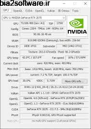 GPU Caps Viewer 1.44.1.0 نمایش دقیق مشخصات کارت گرافیک