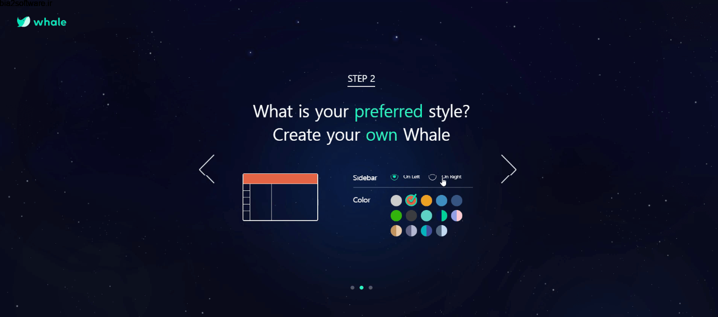 Whale Browser 2.6.90.14 مرورگر اینترنتی وال برای ویندوز