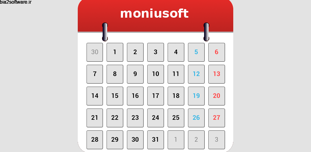 Moniusoft Calendar Full 6.1.1 تقویم کامل به همراه یادآور مخصوص اندروید