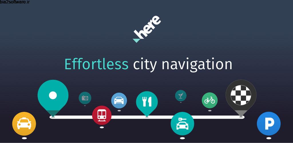 HERE WeGo – City Navigation 2.0.13757 نقشه و مسیریابی نوکیا برای اندروید