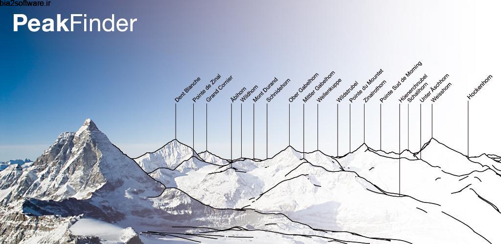 PeakFinder AR 4.0.7 پیدا کردن کوه و قله ها مخصوص اندروید