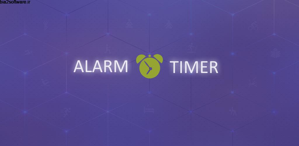 Alarm Timer Pro: Stopwatch, Interval Timer, Clock 1.6.0.0 ساعت و زمان سنج کامل مخصوص اندروید