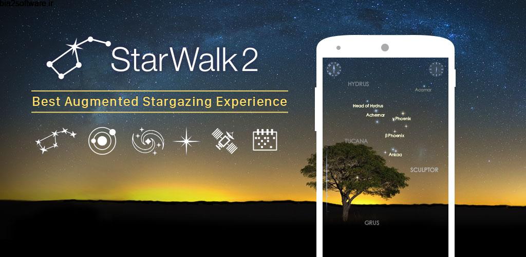 Star Walk 2 – Sky Guide: View Stars Day and Night 2.9.0.195 یادگیری اجرام آسمانی مخصوص اندروید