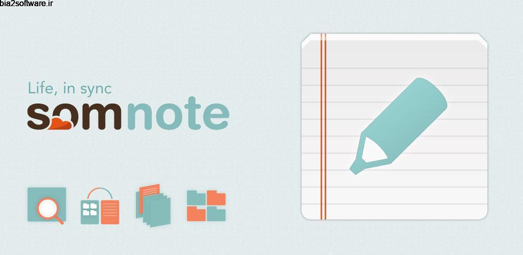 SomNote – Beautiful note app 2.3.13 یادداشت برداری اندروید