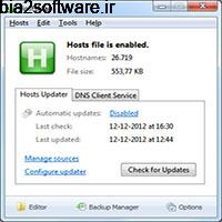 HostsMan 4.8.106 مدیریت فایل هاست در ویندوز