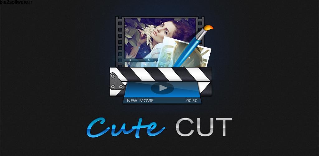 Cute CUT Full – Video Editor & Movie Maker 1.8.8 ویرایش و ایجاد ویدئو اندروید