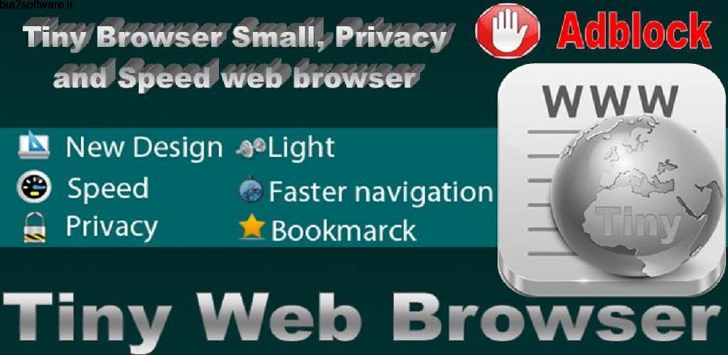 Tiny Web Browser 1.1 مرورگر وب ساده و کم حجم اندروید !