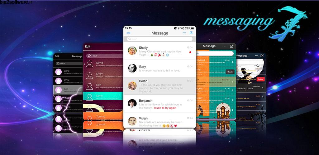 Messaging+ 7 Pro – SMS, MMS FULL 5.53 مدیریت آسان پیام کوتاه اندروید !