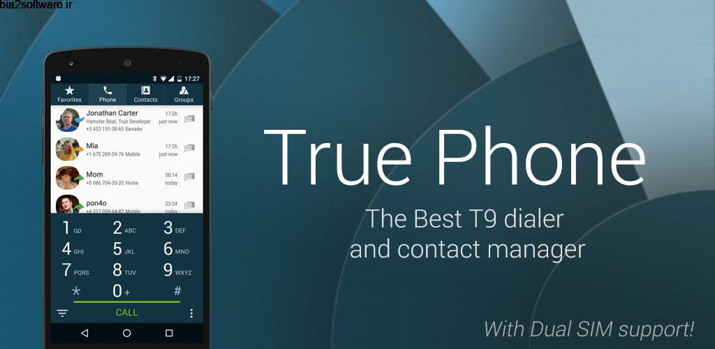 True Phone Dialer & Contacts Pro 1.7.8 شماره گیر و مدیریت مخاطبین حرفه ای اندروید
