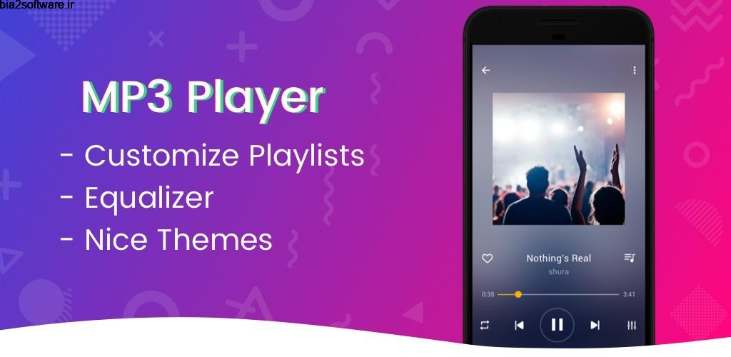 InShot MP3 Player Premium 1.1.2.9 موزیک پلیر شیک و قدرتمند اندروید !