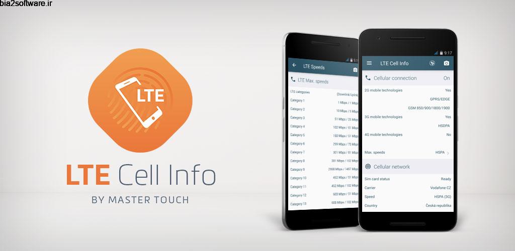 LTE Cell Info: Network Status 1.1.5+4445b82 اطلاعات برج های سلولی اندروید !