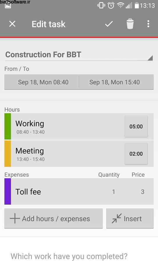Mobile Worker – Time tracker FULL 6.2.7 ابزار حرفه ای مدیریت پروژه اندروید