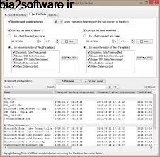 Infonautics File Date Corrector 1.17 اصلاح تاریخ ایجاد / ویرایش فایل ها در ویندوز