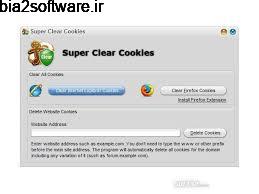 Super Clear Cookies 2.1.2.6 حذف کوکی های اینترنتی