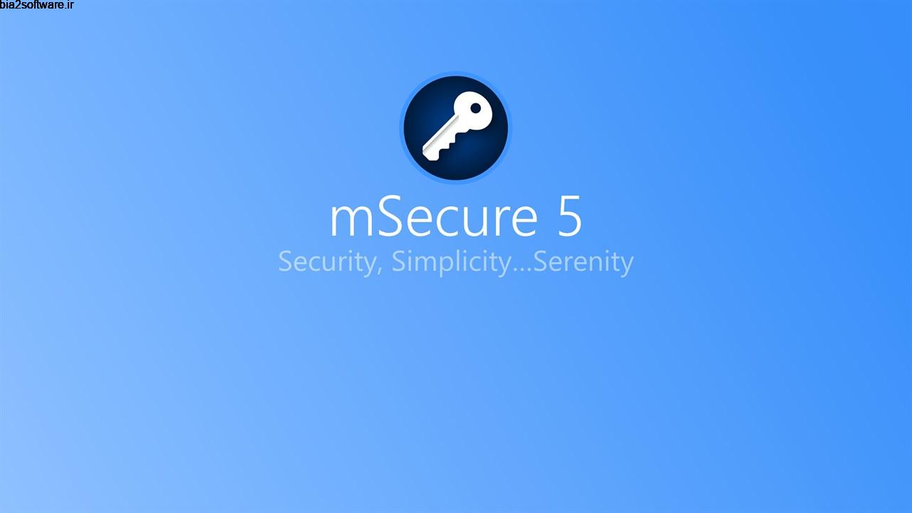 mSecure for Windows 3.5.5 مدیریت پسورد