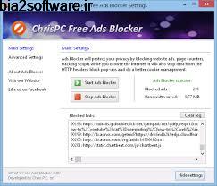 ChrisPC Free Ads Blocker 4.00 حذف تبلیغات اینترنتی