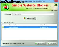 Simple Website Blocker 4.0 جلوگیری از دسترسی به وب سایت ها