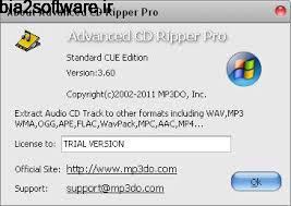 MP3DO Advanced CD Ripper Pro 3.60 ریپ دیسک های صوتی