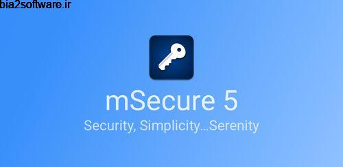 نگهداری از پسوردها mSecure – Password Manager 5.5.6