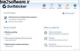 Blumentals Surfblocker 5.3.0.54 کنترل دسترسی به اینترنت