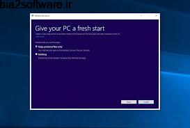 Microsoft Refresh Windows Tool 6.3.13 بازگردانی ویندوز به حالت اولیه