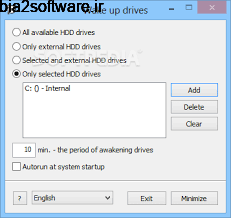 Wake Up Drives 1.0.228 جلوگیری از به خواب رفتن هارد دیسک