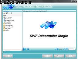 ویرایش فایل های SWF فلش SWF Decompiler Magic 5.2