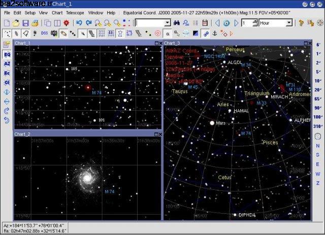 رصد ستارگان Skychart 3.8
