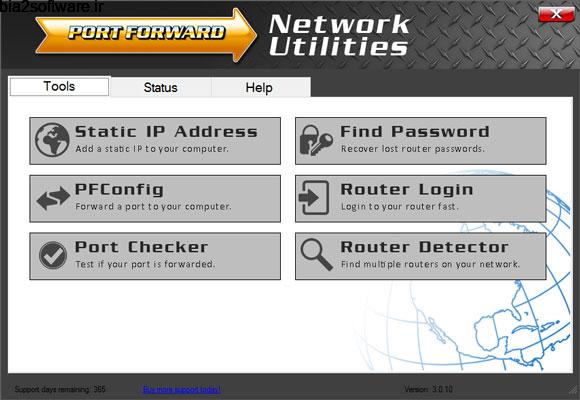 مدیریت روترهای شبکه PortForward Network Utilities 3