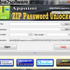 برداشتن پسورد زیپ (برای ویندوز) Appnimi ZIP Password Unlocker 3.1.3 Windows