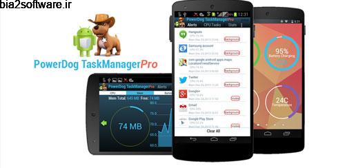 PowerDog Android TaskManager v1.03.4.2 تسک منیجر اندروید