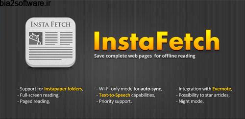 InstaFetch PRO v2.3.9 تهیه نسخه آفلاین از وبسایت برای اندروید