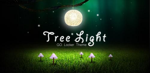 Tree Light GO Locker Theme v1.0 تم قفل صفحه اندروید